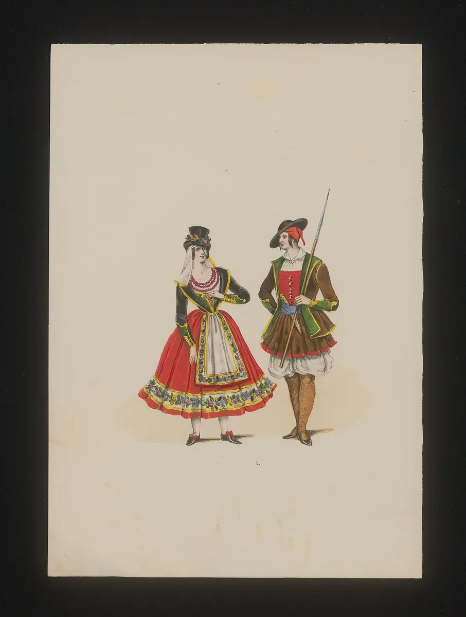 Sardinier, Weiterer Titel: National Costume, Titel der Serie: Neue Costume-Sammlung verschiedener Zeiten und Nationen