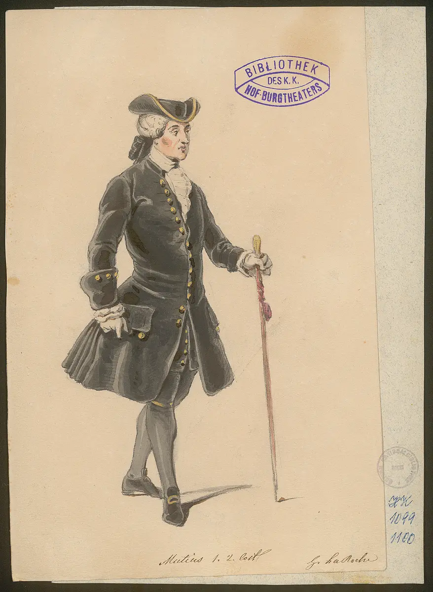 Karoline Neuber, Titel der Serie: Figurinen des k.k. Hof-Burgtheaters