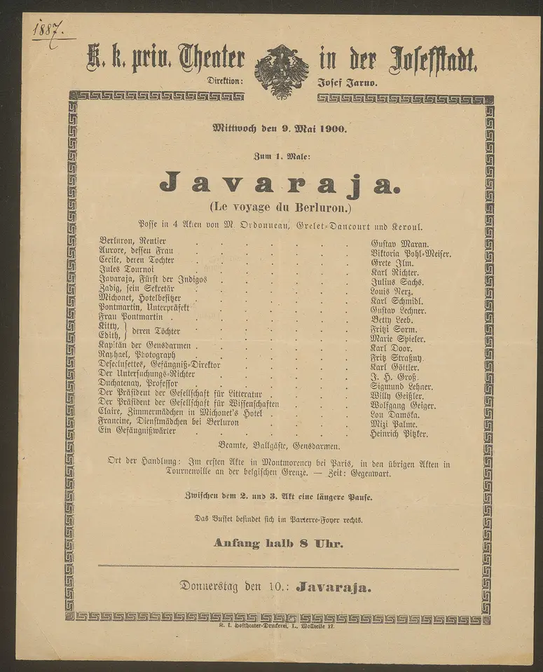 Javaraja, Le voyage du Berluron