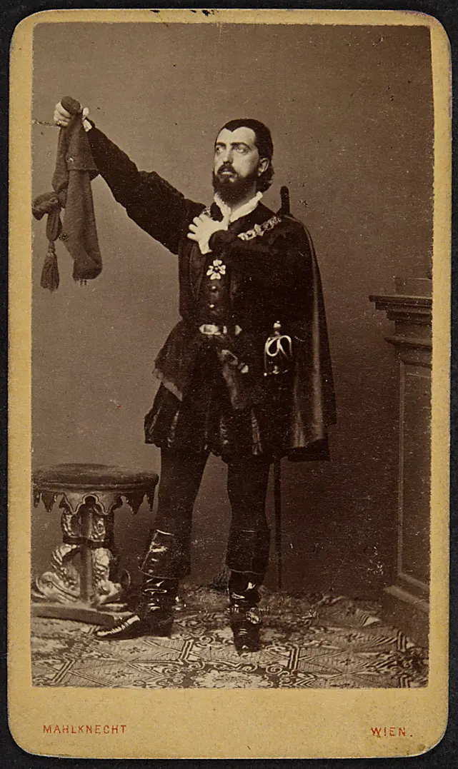 Carl Mayerhofer, Verweis auf Stücktitel: Die Hugenotten