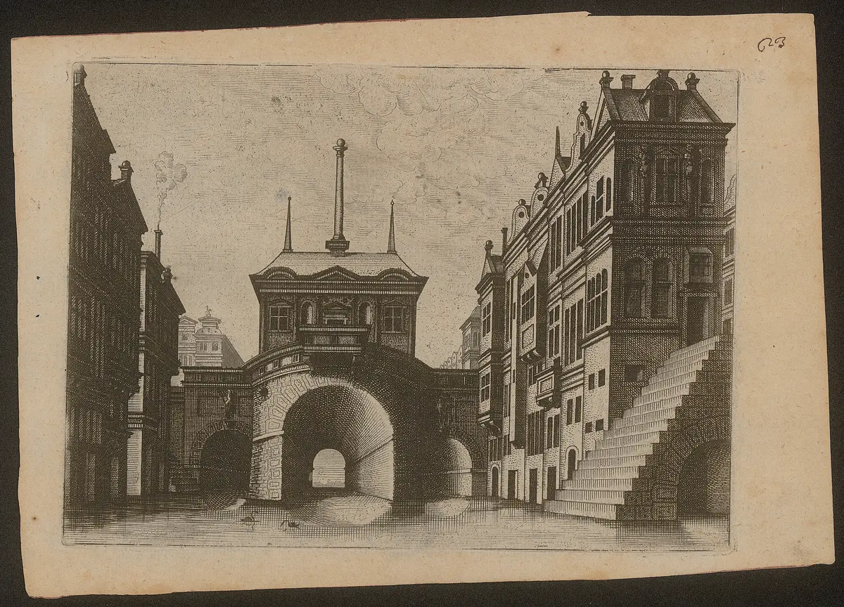 ohne Titel, Titel der Serie: Kleine perspektivische Architekturansichten