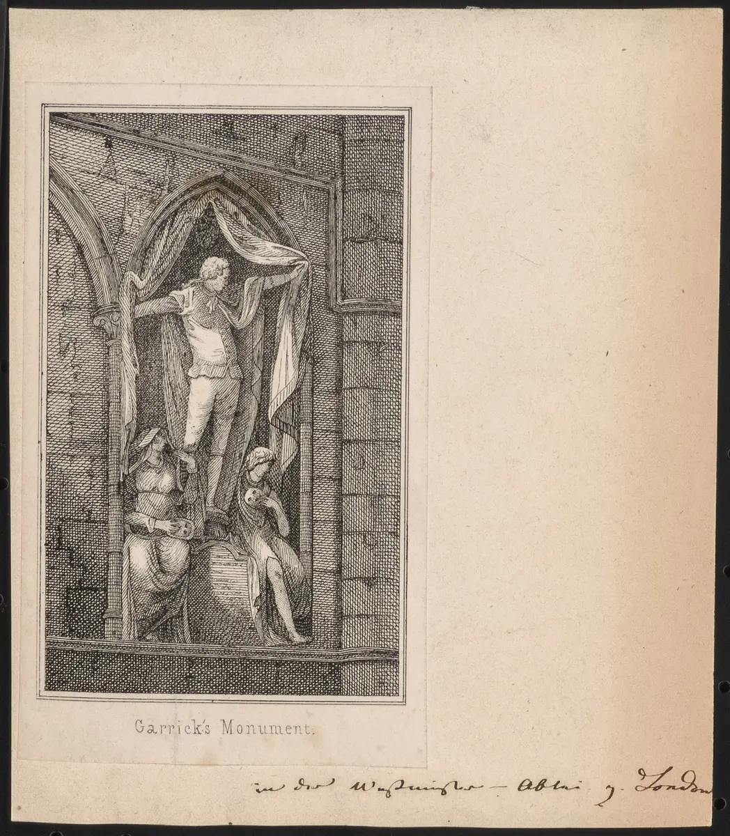 David Garrick, Titel des Artikels: Garrick's Monument