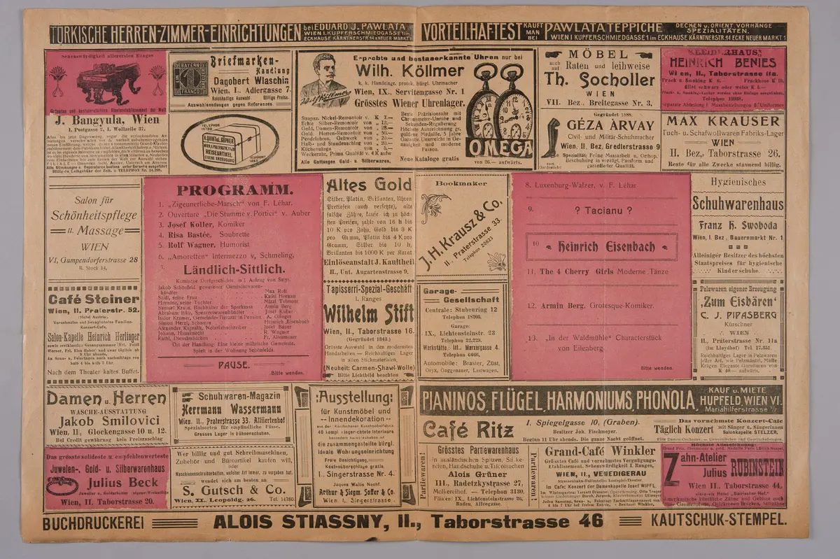 Budapester Orpheum-Gesellschaft, Ländlich-Sittlich, Zwischen zwei Grenzen