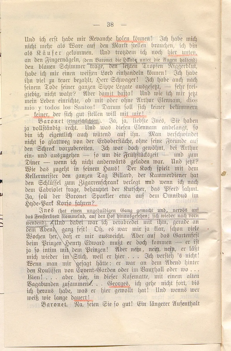 Klein Dorrit. Lustspiel in drei Akten
