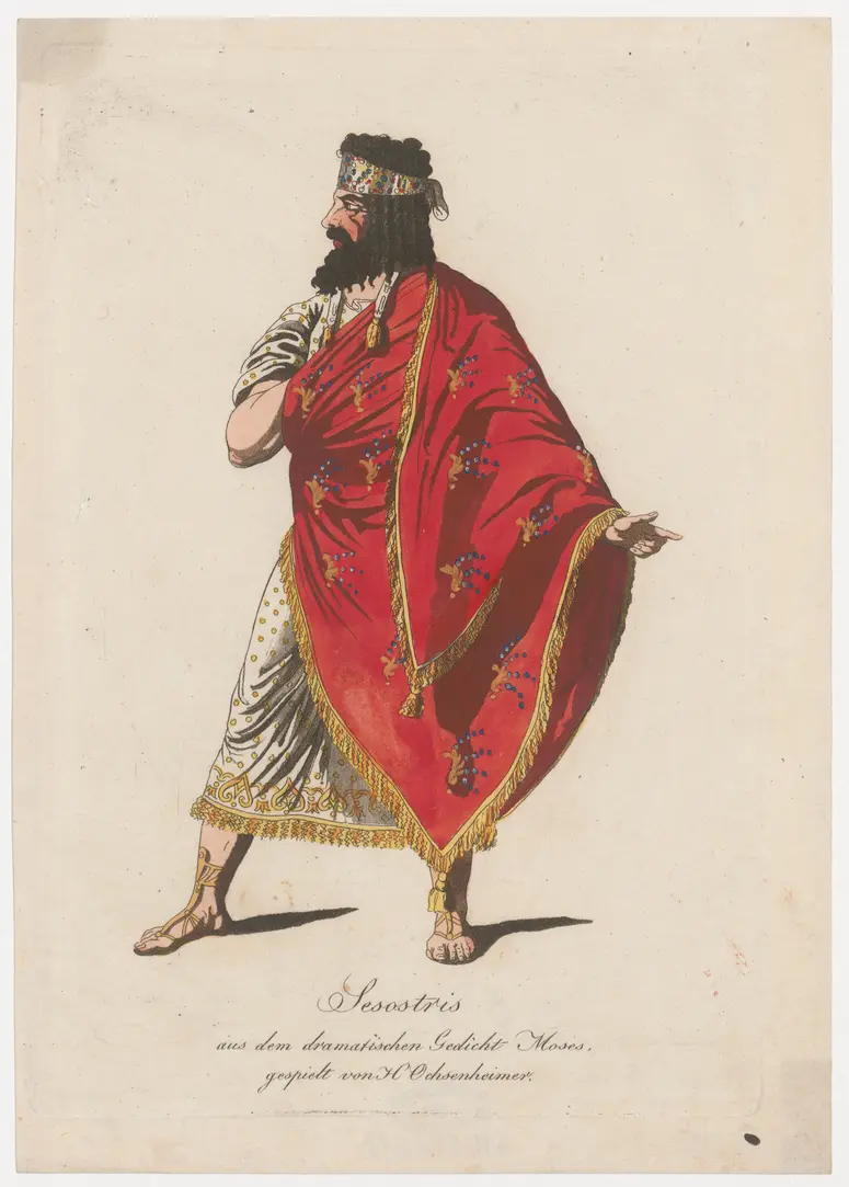 Ferdinand Ochsenheimer, Verweis auf Stücktitel: Moses