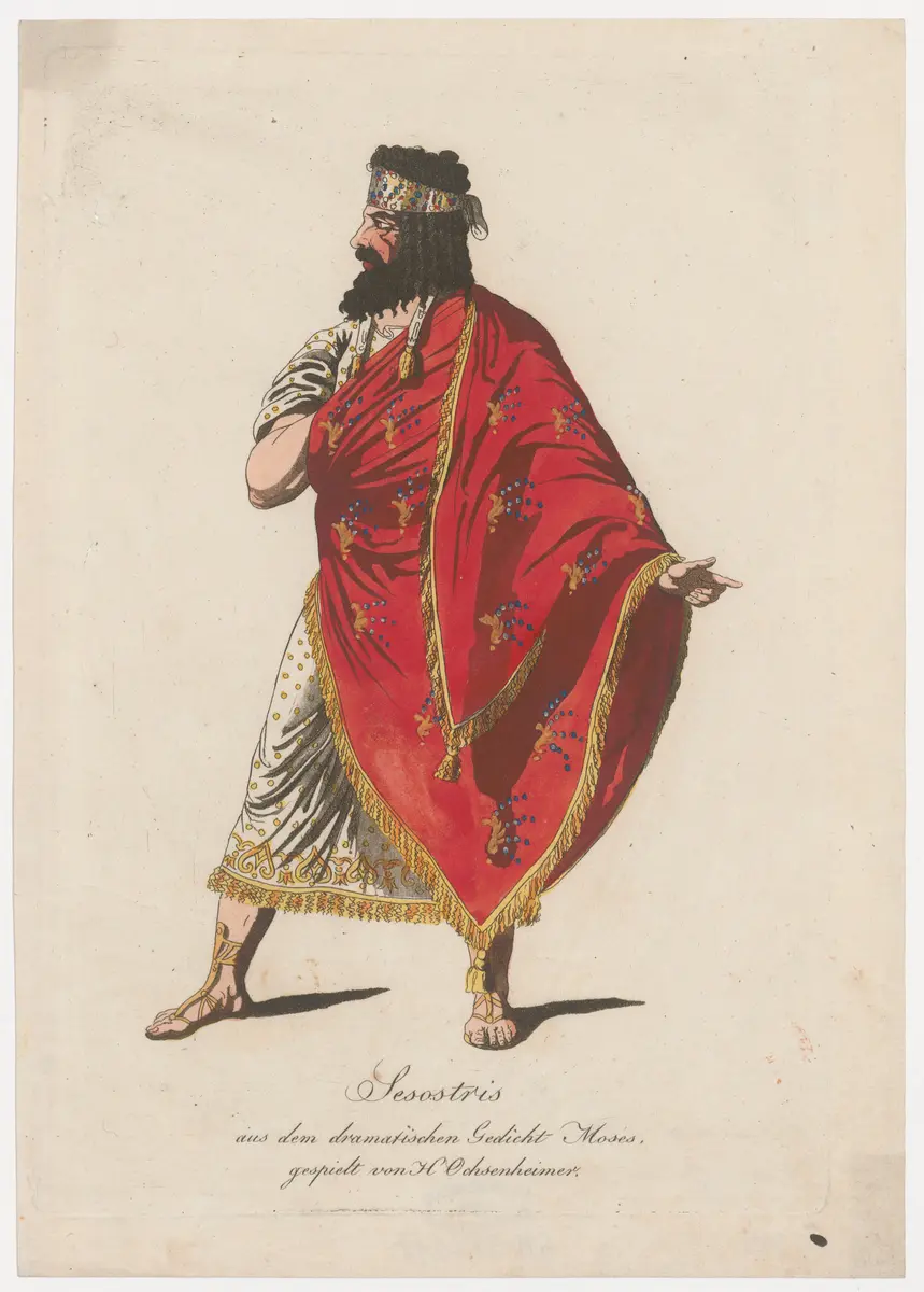 Ferdinand Ochsenheimer, Verweis auf Stücktitel: Moses