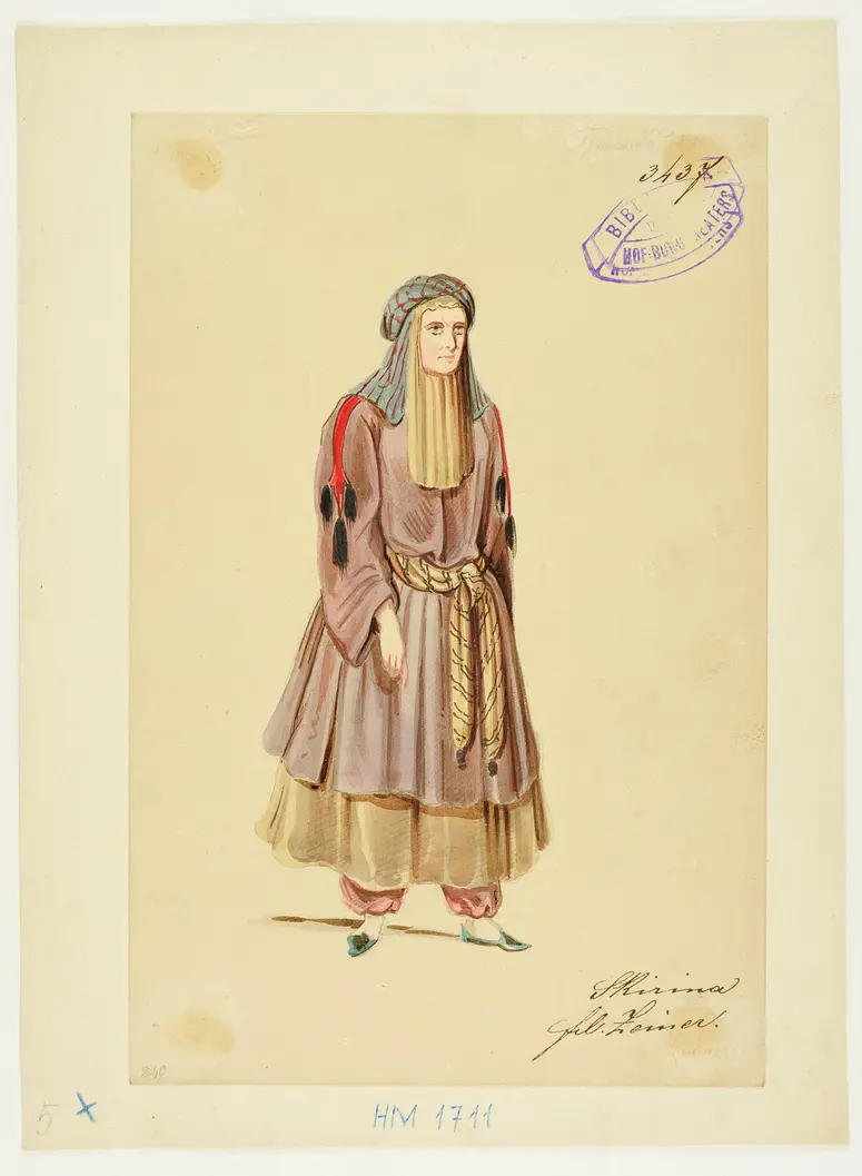 Turandot, Prinzessin von China, Suchtitel: Turandot, Titel der Serie: Figurinen des k.k. Hof-Burgtheaters