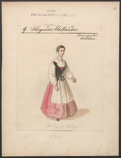 Der fliegende Holländer, Titel der Serie: Figurinen des k.k. Hofoperntheaters