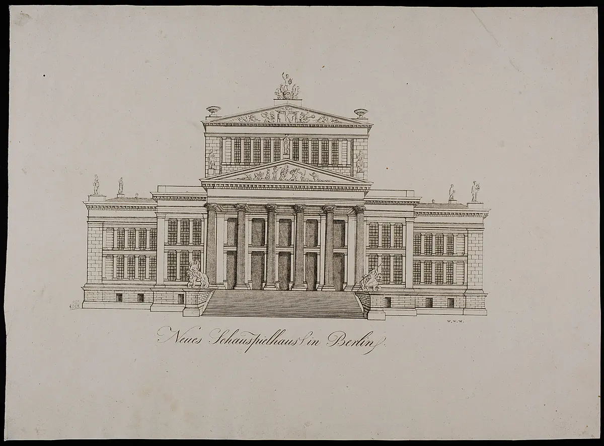 Berlin, Königliches Schauspielhaus, Titel in Vorlageform: Neues Schauspielhaus in Berlin