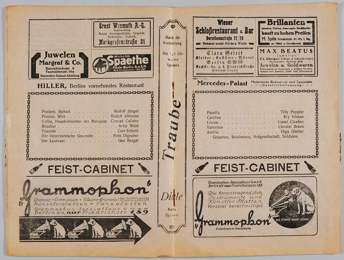 Madame Pompadour, Name der Zeitschrift: Der Souffleur der Meinhard-Bernauer-Bühnen