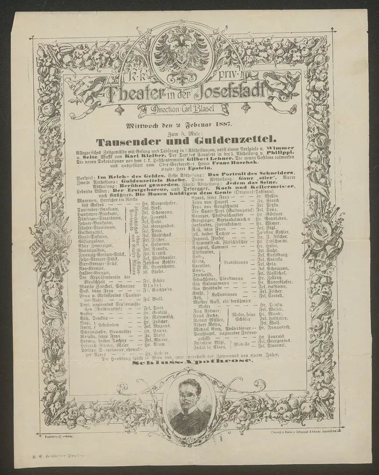 Tausender und Guldenzettel, Tausend und eins (früherer Titel)