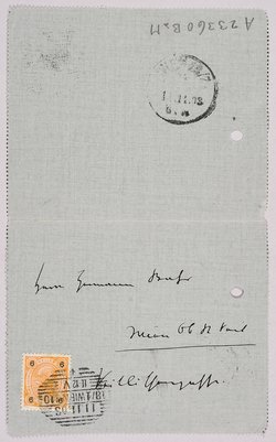 Kartenbrief