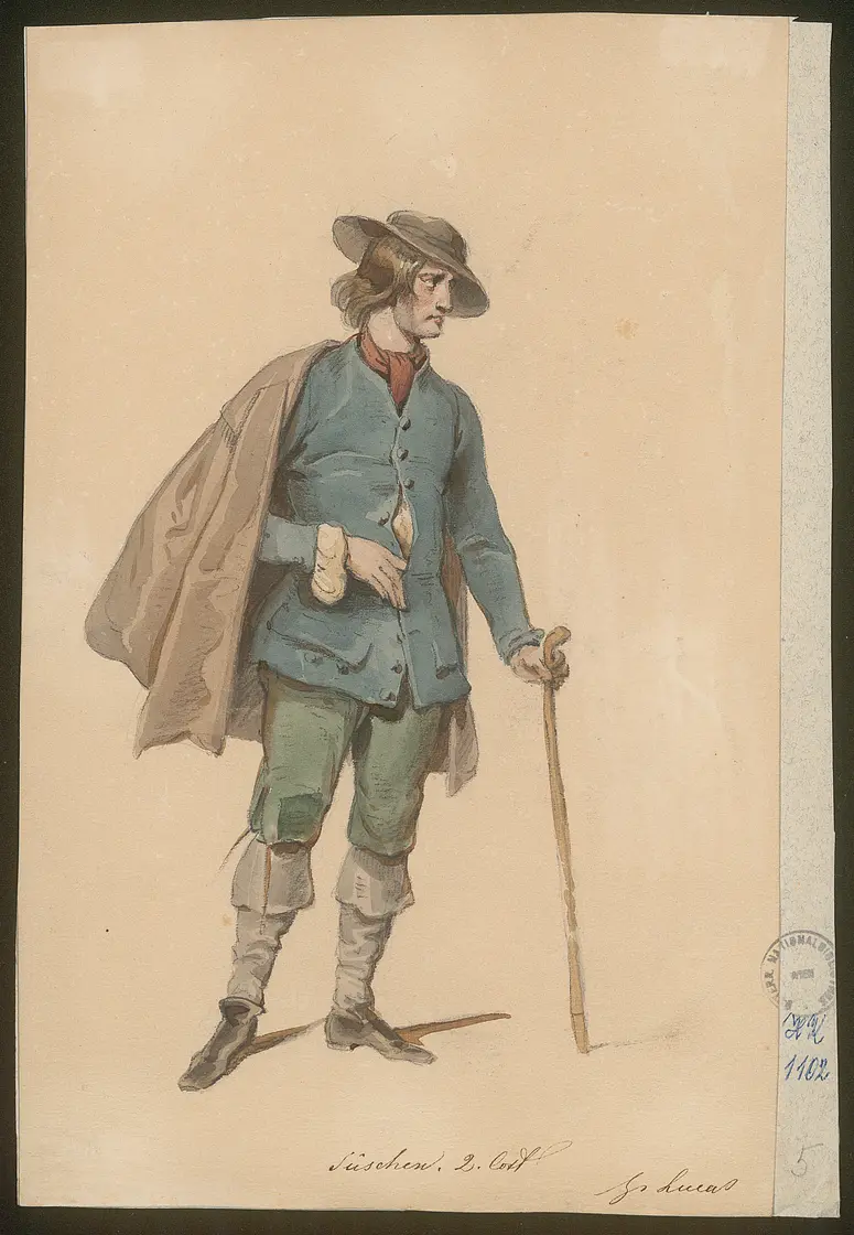 Karoline Neuber, Titel der Serie: Figurinen des k.k. Hof-Burgtheaters