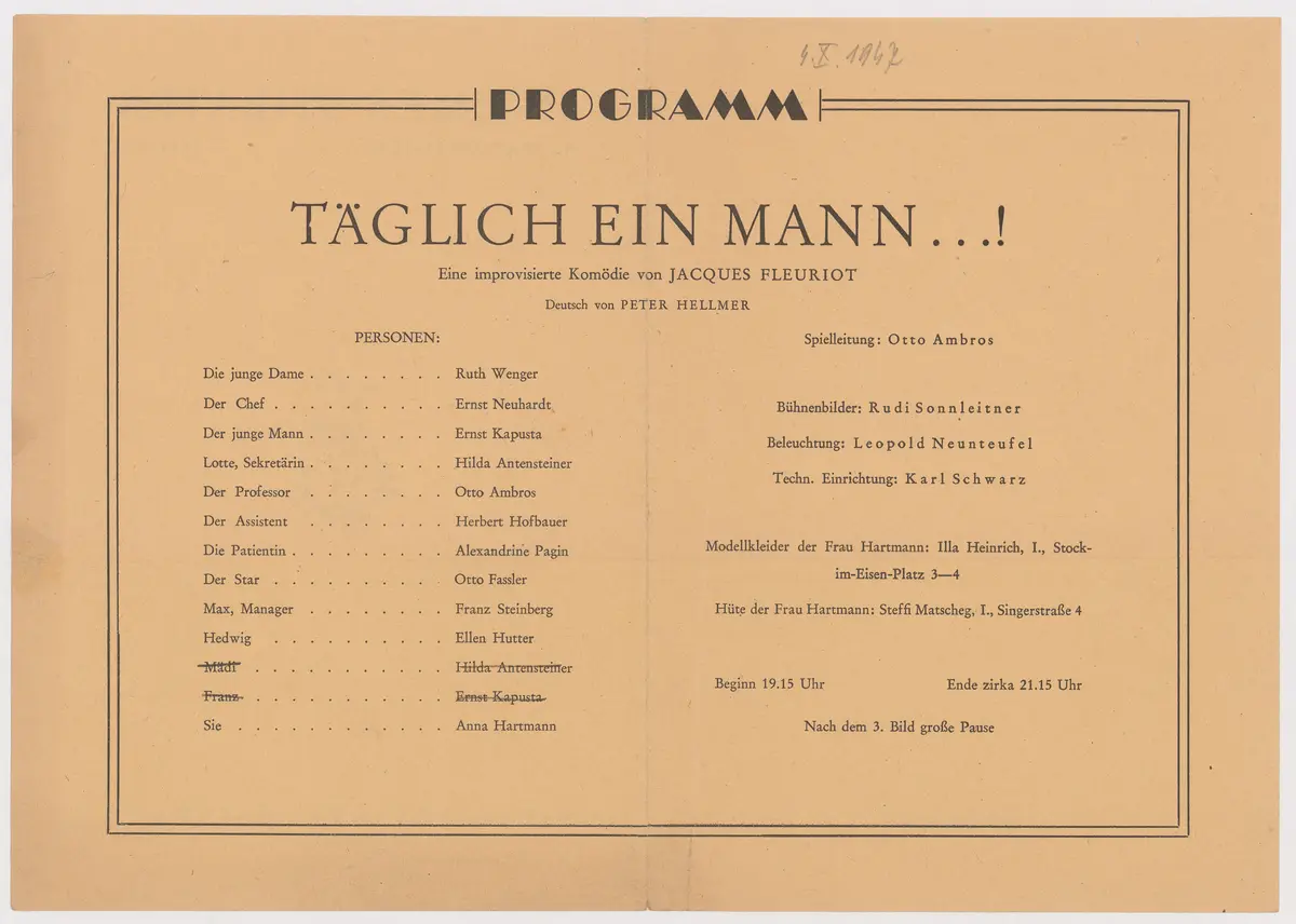 Täglich ein Mann