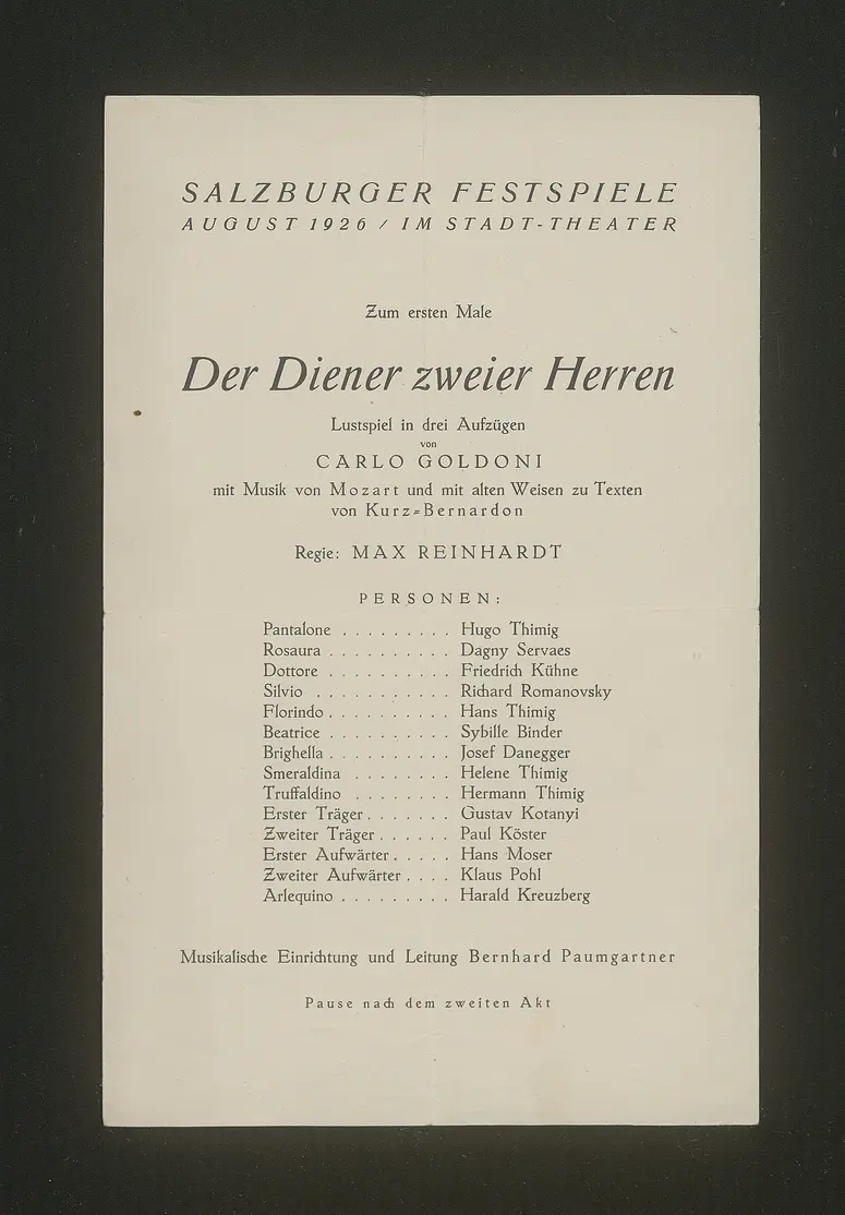 Der Diener zweier Herren