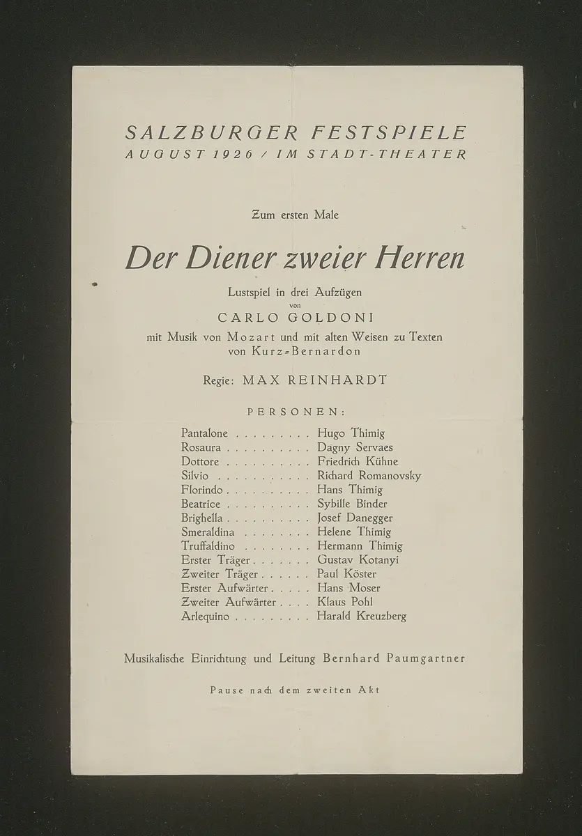 Der Diener zweier Herren