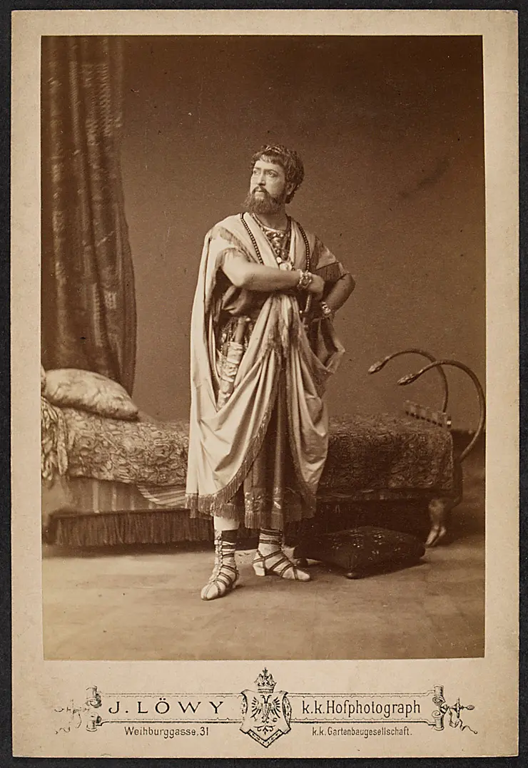 Adolf Ritter von Sonnenthal, Verweis auf Stücktitel: Antonius und Cleopatra