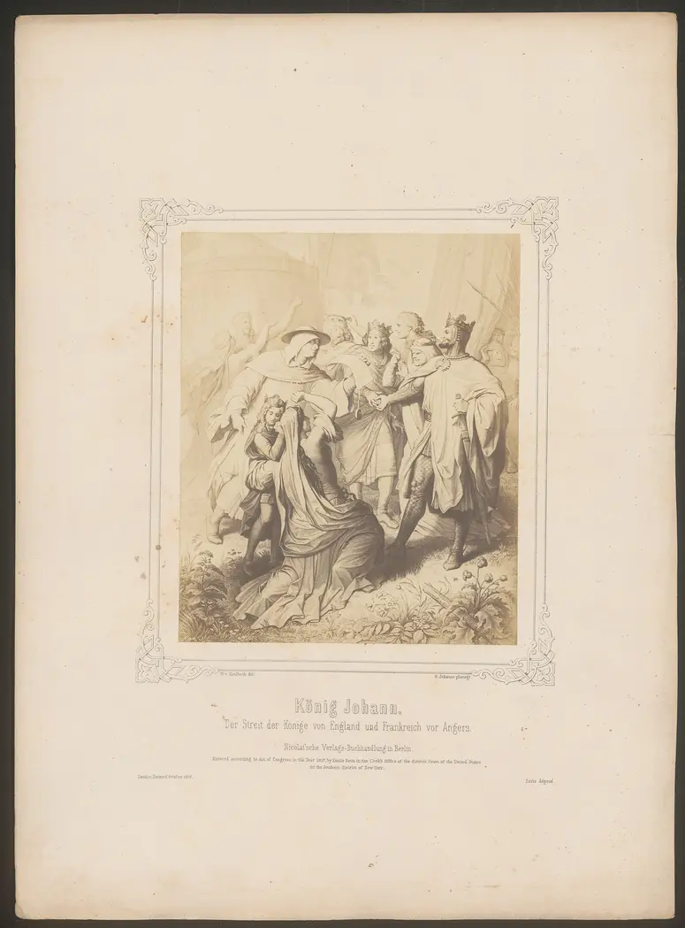 König Johann, Titel der Serie: Shakespeare's Album