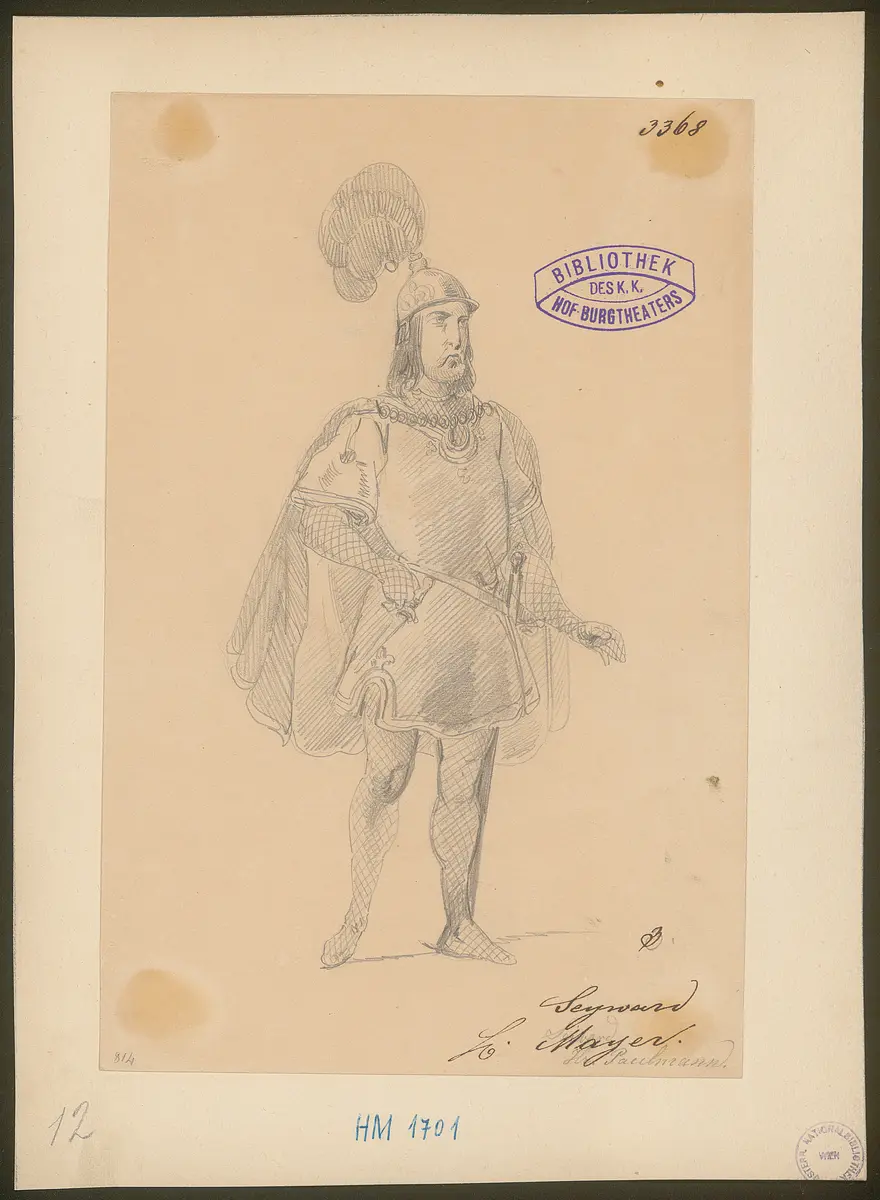 Macbeth, Titel der Serie: Figurinen des k.k. Hof-Burgtheaters