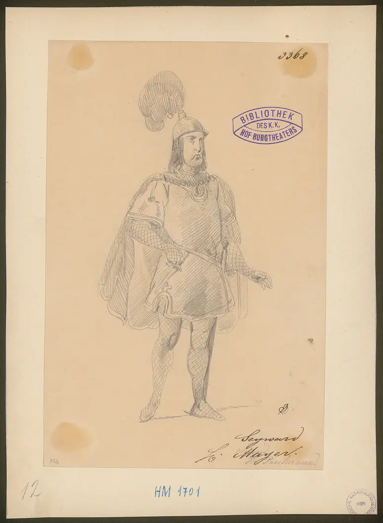 Macbeth, Titel der Serie: Figurinen des k.k. Hof-Burgtheaters