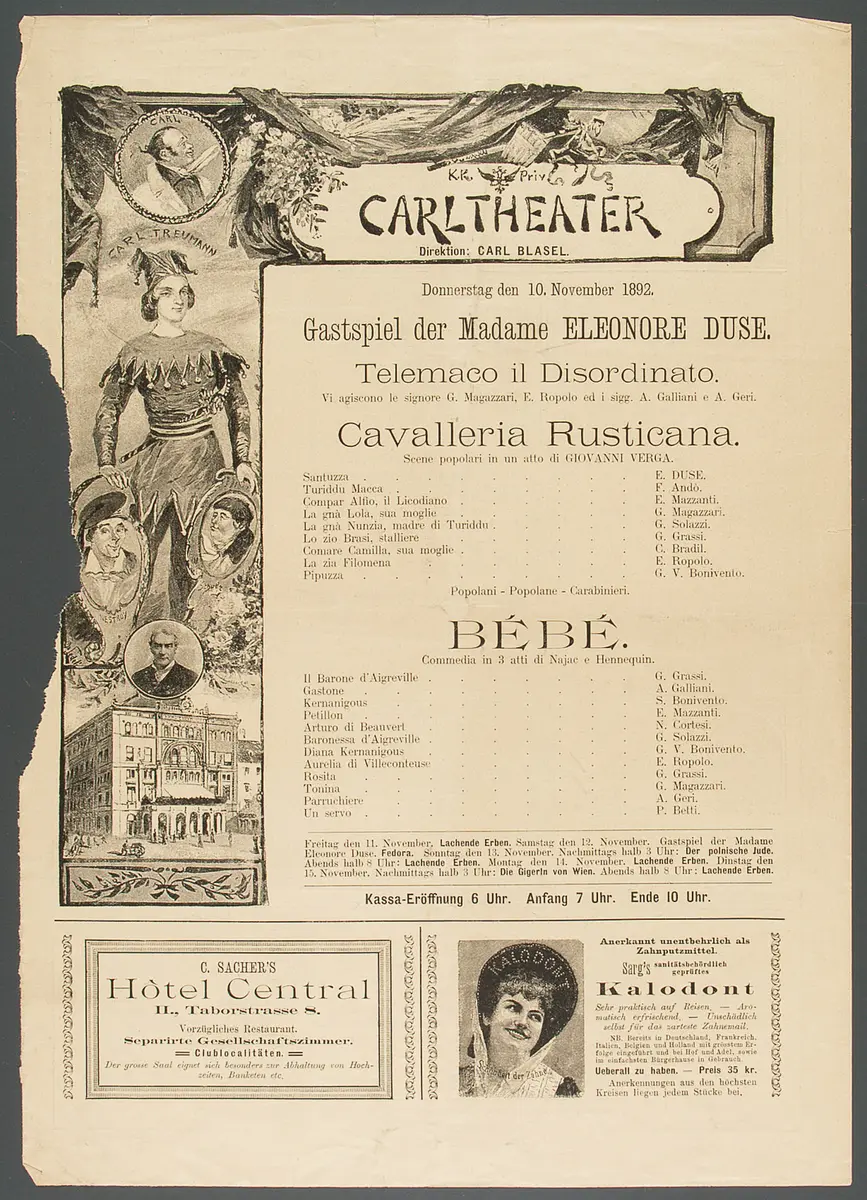 Cavalleria rusticana, Bébé