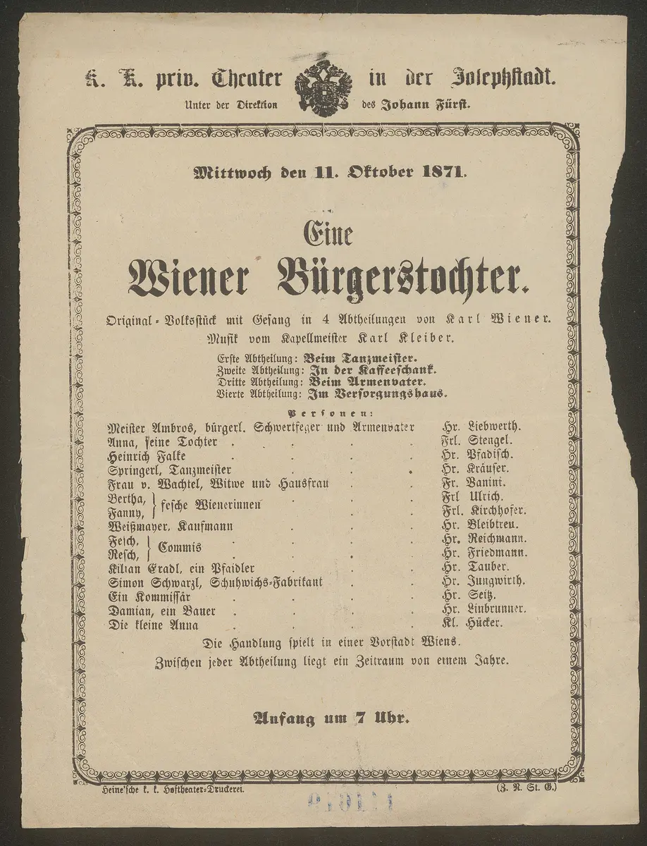 Eine Wiener Bürgerstochter