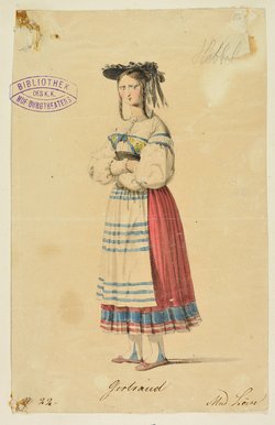 Wilhelm Tell, Titel der Serie: Figurinen des k.k. Hof-Burgtheaters