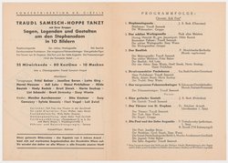 Und die Pummerin läutet..., Traudl Samesch-Hoppe tanzt mit ihrer Gruppe Sagen, Legenden und Gestalten um den Stephansdom in 10 Bildern