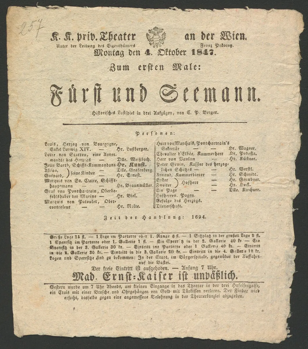 Fürst und Seemann