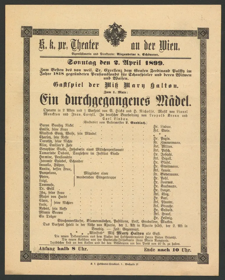 Ein durchgegangenes Mädel