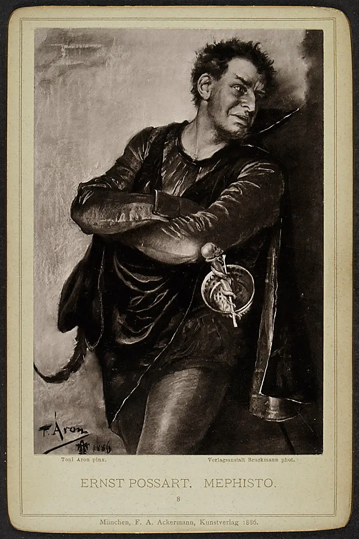 Ernst von Possart, Verweis auf Stücktitel: Faust