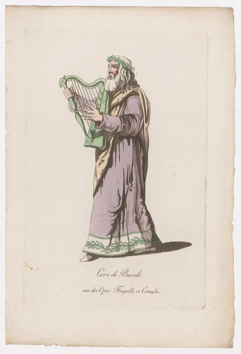 Fingallo e Comala, Titel in Vorlageform: Fingallo et Comala