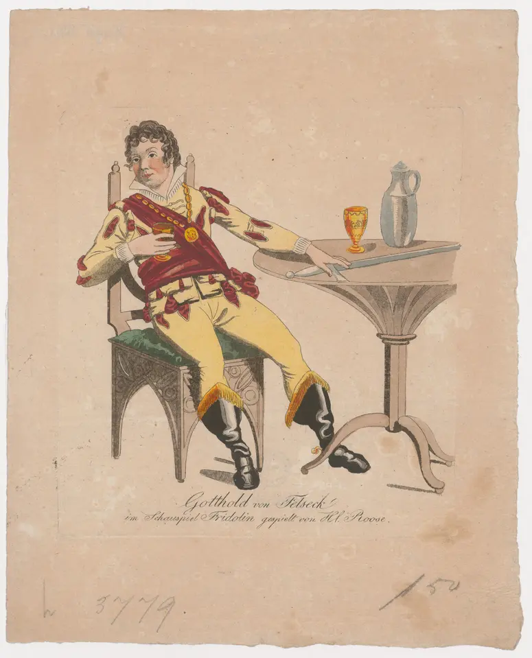 Friedrich Roose, Verweis auf Stücktitel: Fridolin