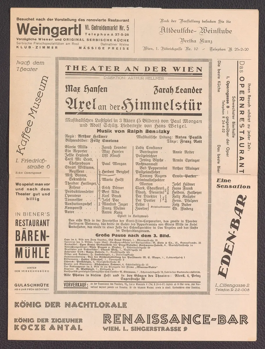 Axel an der Himmelstür