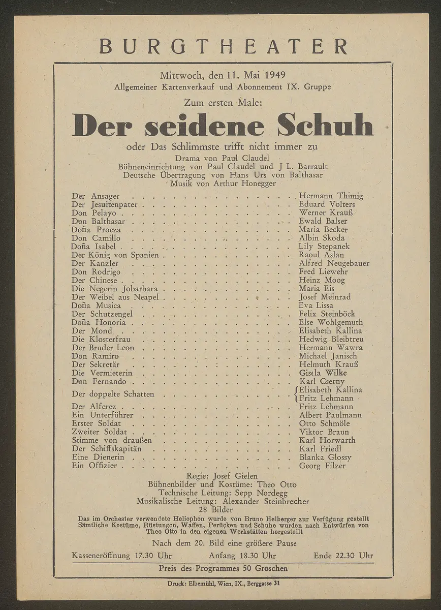 Der seidene Schuh