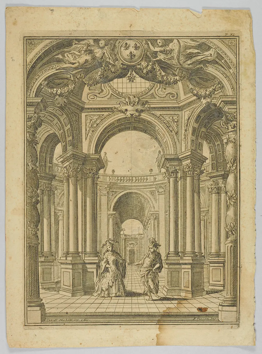 Carlo magno, Titel in Vorlageform: Carlo Magno Festa Teatrale in Occasione della Nascita del Delfino