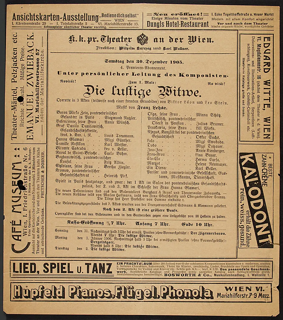 Die lustige Witwe