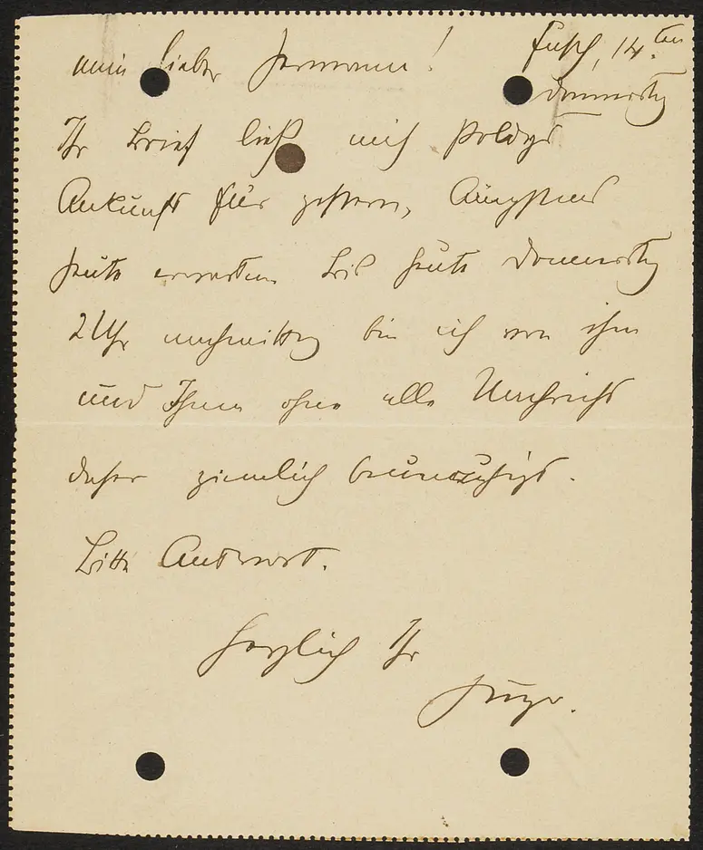 Kartenbrief