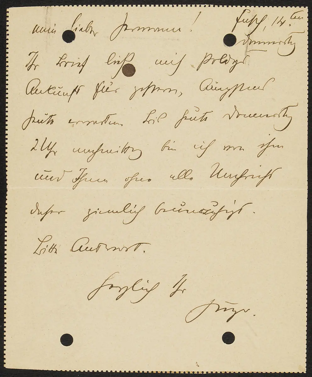Kartenbrief