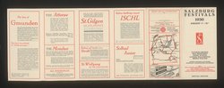 Salzburger Festspiele 1930, Titel in Vorlageform: Salzburg Festivals 1930, Verweis auf Stücktitel: Figaros Hochzeit, Verweis auf Stücktitel: Don Juan, Verweis auf Stücktitel: Fidelio, Verweis auf Stücktitel: Der Rosenkavalier, Verweis auf Stücktitel: Don Pasquale, Verweis auf Stücktitel: Jedermann, Verweis auf Stücktitel: Kabale und Liebe, Verweis auf Stücktitel: Der Diener zweier Herren, Verweis auf Stücktitel: Viktoria