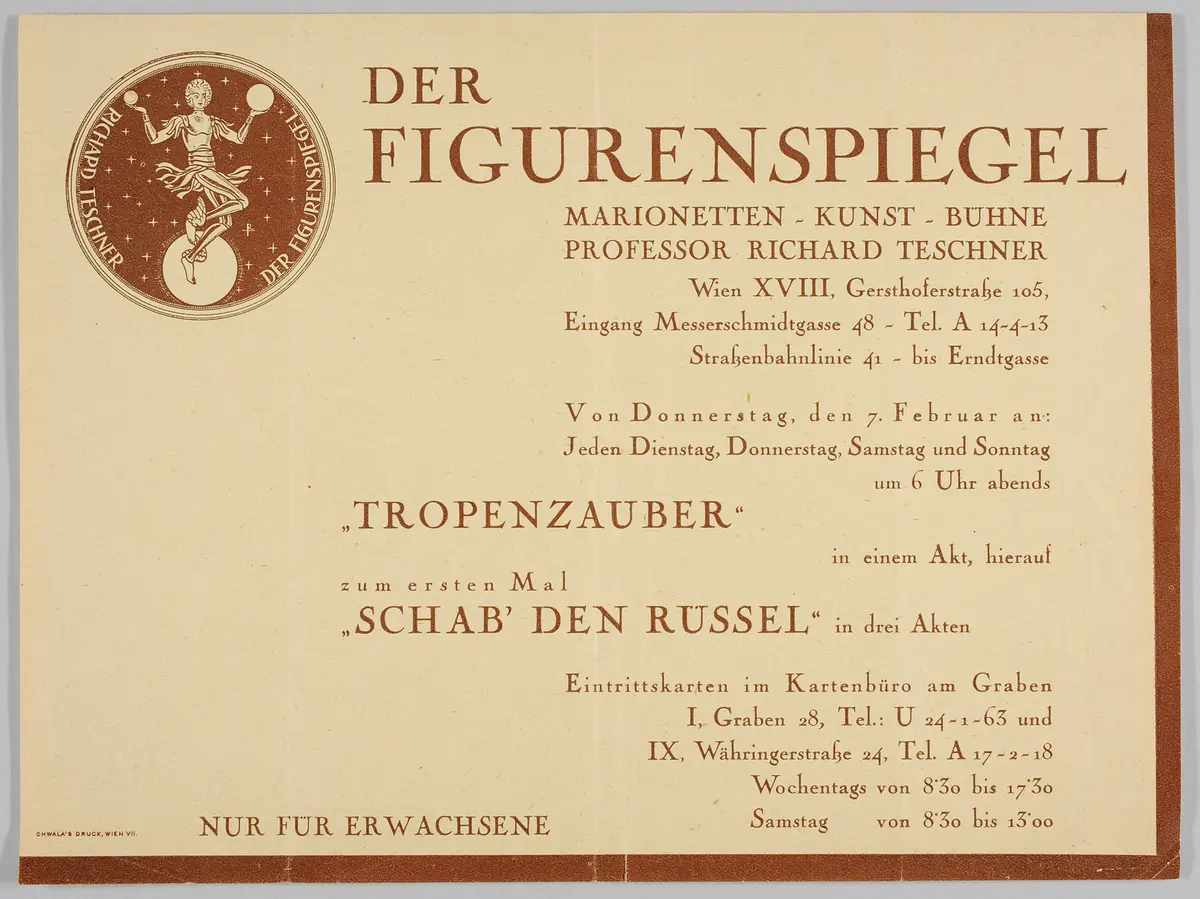 Der Figurenspiegel, Verweis auf Stücktitel: Tropenzauber, Verweis auf Stücktitel: Schab' den Rüssel