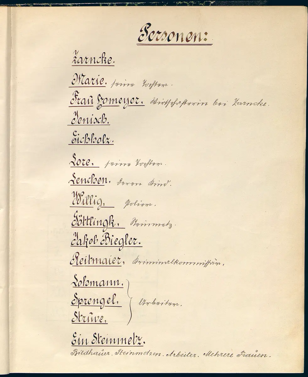 Stein unter Steinen. Schauspiel in vier Akten
