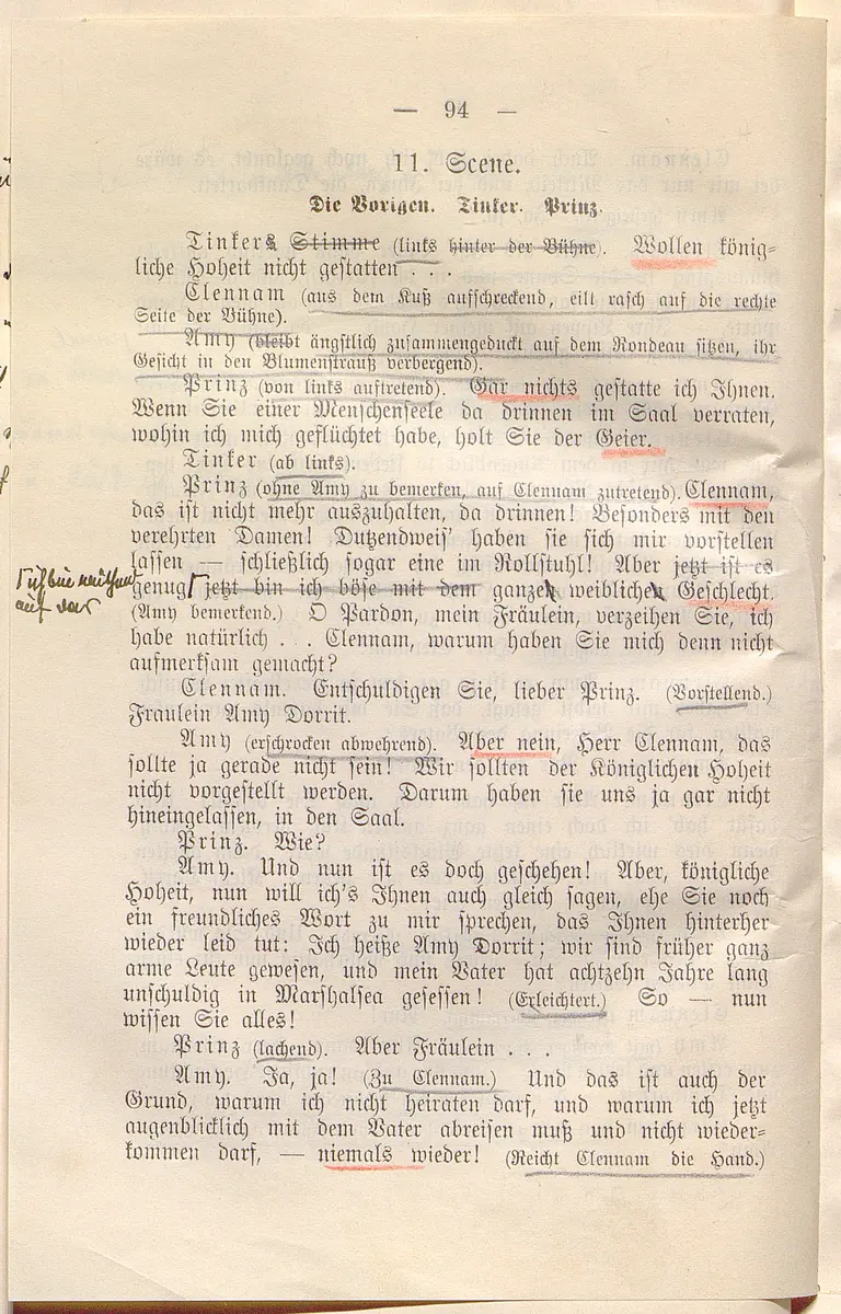 Klein Dorrit. Lustspiel in drei Akten