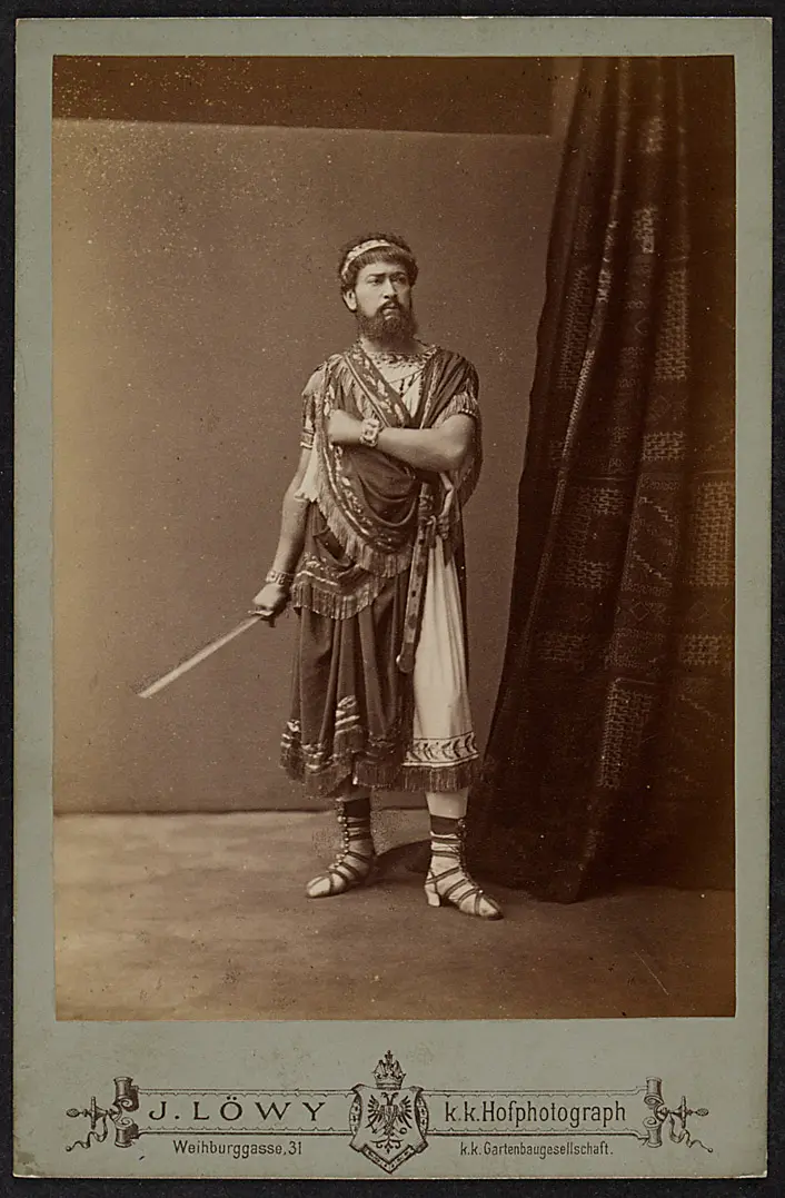 Adolf Ritter von Sonnenthal, Verweis auf Stücktitel: Antonius und Cleopatra