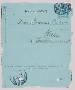 Kartenbrief