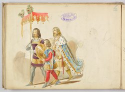 Die Jungfrau von Orleans, Titel der Serie: Figurinen des k.k. Hof-Burgtheaters