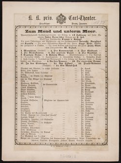 Zum Mond und unterm Meer, Alternativtitel: Die Reise nach dem Mond