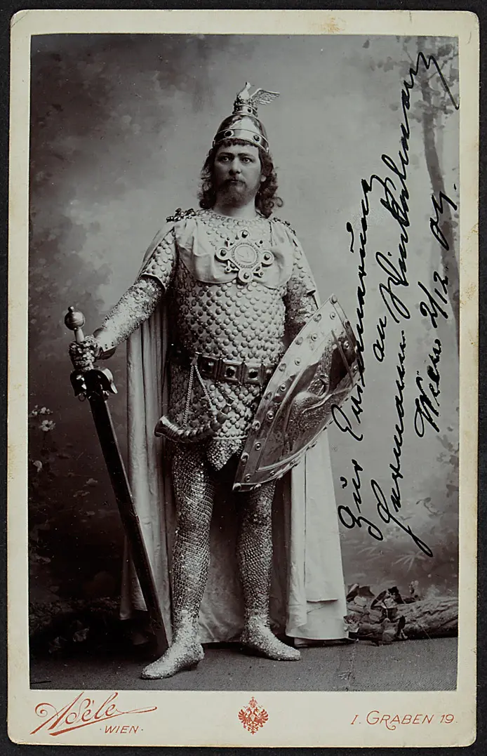 Hermann Winkelmann, Verweis auf Stücktitel: Lohengrin