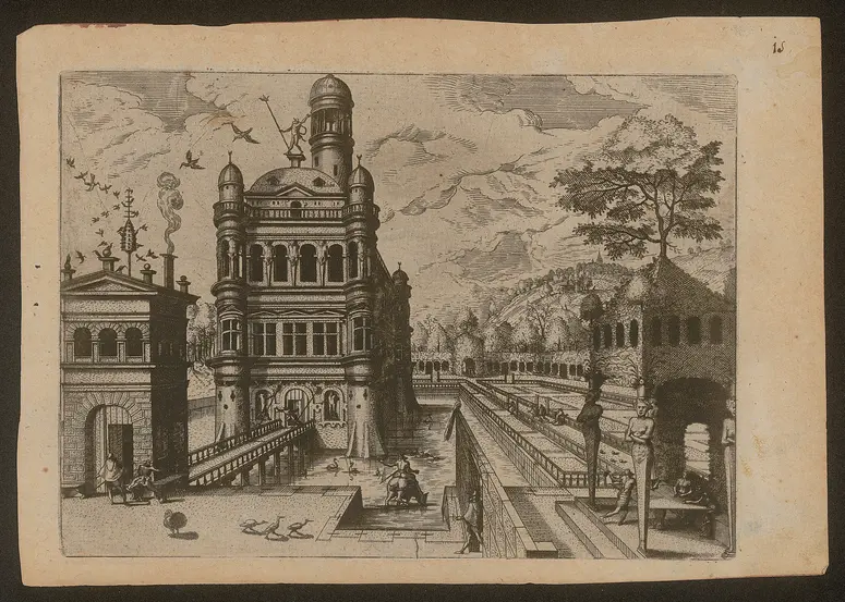 ohne Titel, Titel der Serie: Kleine perspektivische Architekturansichten
