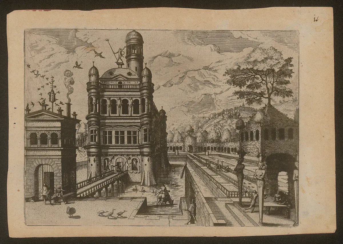 ohne Titel, Titel der Serie: Kleine perspektivische Architekturansichten